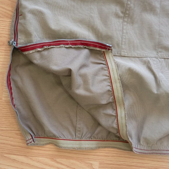 Le Jean de Marithe Francois Girbaud Cotton Blend Skirt Size 34 Made in Hong Kong - Picture 4 of 11